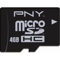 Pny MicroSDHC 4GB (P-MICROSD4GBA-BX)